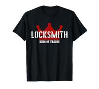 Locksmith Outfit King Of Trades Cool Locksmith T-Shirt
