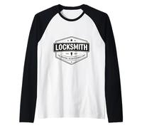 Locksmith The Original Security Consultant Locksmithing Joke Raglan Baseball Tee