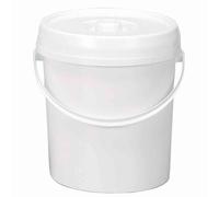 Lockweiler Diaper Bin Trash Can Household Bin With Lid White 11L