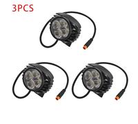 LOCLPCKGYA 1/3/5/10pcs Headlight Fit For Kugoo Kukirin G2 PRO/Max G2 Master E-Scooter Handlebar Lamp Head Front LED Lights Accessories(3PCS)