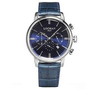 Locman 1960 Men's Chronograph Casual Watch Code 0254A02A-00BLNKPB, Strap