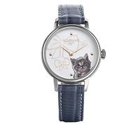 Locman Italy 1960 Fantasy Cat F253A08S-00WHGA1PS Women's Watch, Strap.