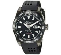 Locman Italy Men's 0215V4-KKCKNKS2K Stealth 300 Metri Analog Display Automatic Self Wind Black Watch