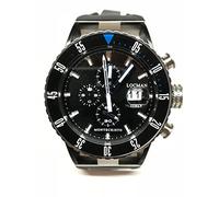 Locman Italy Men's 0512KNKBBKNKSIK Montecristo Professional Divers Chronograph Analog Display Quartz Black Watch by Locman Italy