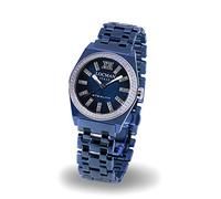 Locman Italy Stealth Women's Watch with Diamonds 1.76 Carat Blue Ref.0204PB, Women, Bracelet
