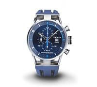 Locman Montecristo 0510A02S-00BLSKSB Men's Chronograph Watch, bracelet