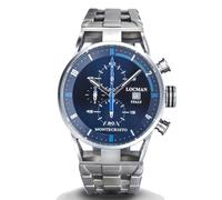 Locman Montecristo Men's Chronograph in Steel and Titanium Blue