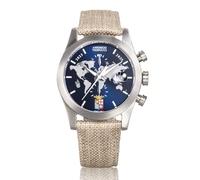 Locman Watch Chronograph Dedicated to Amerigo Vespucci Navy, blue, nautical