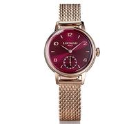 Locman Women's Watch Steel Rose 1960 Red