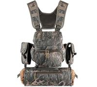 Locmeo Binoculars Harness Chest Pack with Rangefinder Pouch and Hand Warmer Pockets, Adjustable Shoulder Strap, Ideal for Hunting, Hiking