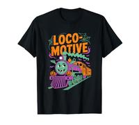 Loco-Motive Funny Halloween Train Adventure Value Graphic T-Shirt