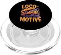Loco-Motive Funny Halloween Train Art PopSockets PopGrip for MagSafe
