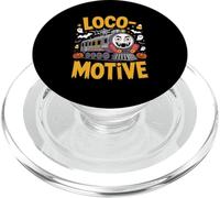 Loco Motive Halloween Train Spooky Fun PopSockets PopGrip for MagSafe
