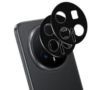 Locofun Camera Film for Honor Magic8 Pro, 2 Pieces Anti Scratch Camera Protection Film, Metal Frame Lens Protection, 9H Hardness, Bubble Free - Black