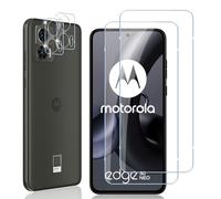 Locofun Screen Protector for Motorola Edge 30 Neo, 4-Pack Tempered Glass, 9H Hardness, Anti-Scratch, Anti-Fingerprint