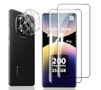 Locofun Screen Protector for Xiaomi Poco X7 / Redmi Note14 Pro 5G for Tempered Glass, 9H Hardness Tempered Glass and Camera Protection Film [Pack of 2 + 2], Anti-Scratch Screen Protector Protective