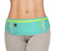 LocoJoy Best Comfortable More Soft Adjustable Running Belt with Reflective Strip That Fit All Phone and All Waist Sizes for Running, Workouts, Outdoor Sports,Training Money Belt & More, Blue