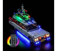 LocoLee Custom RC Music Version Led Light Set Compatible with Lego 10274 Ghostbusters ECTO-1 Led Decoration Lighting Kit Compatible with Lego 10274 Building Blocks Model,Only Lights Set,No Model