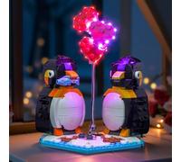 LocoLee Customized Light kit Compatible with Lego 40886 Penguins in Love - No Actual Model Only Lights, LED Lighting Accessories Compatible with Lego 40886
