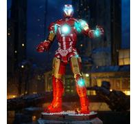 LocoLee Customized Light kit Compatible with Lego 76344 Iron Man Mark 3 Collectors' Edition - No Actual Model Only Lights, LED Lighting Accessories Compatible with Lego 76344 (Standard Version)