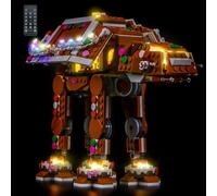 LocoLee Customized RC Led Light Set Compatible with Lego 40806 Gingerbread AT-AT Walker Led Decoration Lighting Kit Compatible with Lego 40806 Building Blocks Model,Only Lights Set,No Model
