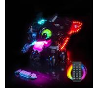 LocoLee Customized RCLed Light Set Compatible with Lego 10375 How to Train Your Dragon: Toothless Led Decoration Lighting Kit Compatible with Lego 10375 Building Blocks Model,Only Lights Set,No Model