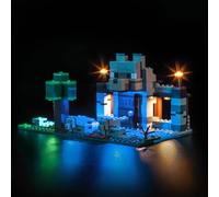 LocoLee Customized Version Led Light Set Compatible with Lego 21261 The Wolf Stronghold Led Decoration Lighting Kit Compatible with Lego 21261 Building Blocks Model,Only Lights Set,No Model