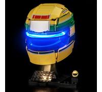 LocoLee LED Light Kit Compatible with LEGO 43024 Ayrton Senna Helmet | Lighting Set Compatible with LEGO Editions Ayrton Senna Helmet, Easy Installation, Flexible LED Strip, Ideal Gift, No Model