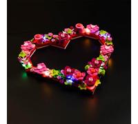 LocoLee LED Light Kit for Lego 40638 Heart Ornament | Lighting Set for Lego Heart Ornament - Not Include Models , Just Light Kit