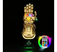 LocoLee Led Light Kit for Thanos Hand Gauntlet, DIY Lighting Set - Remote Control Version