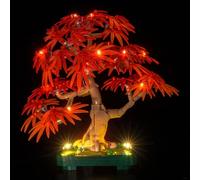 LocoLee Led Light Set Compatible with Lego 10348 Japanese Red Maple Bonsai Tree Led Customized Version Decoration Lighting Kit Compatible with Lego 10348 Building Blocks Model,Only Lights Set,No Model
