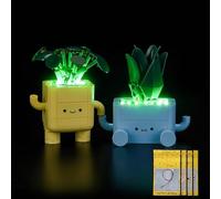LocoLee Led Light Set Compatible with Lego 10349 Happy Plants Led Decoration Lighting Kit Compatible with Lego 10349 Building Blocks Model,Only Lights Set,No Model