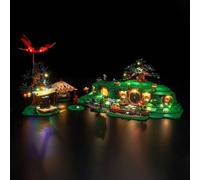 LocoLee Led Light Set Compatible with Lego 10354 The Shire Led Decoration Lighting Kit Compatible with Lego 10354 Icons Building Blocks Model,Only Lights Set,No Model
