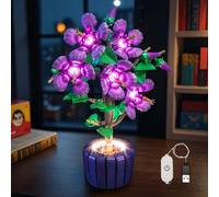 LocoLee Led Light Set Compatible with Lego 10372 Hibiscus Decoration Lighting Kit Compatible with Lego The Botanical Collection 10372 Building Blocks Model,Only Lights Set,No Model