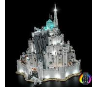 LocoLee LED Light Set Compatible with LEGO 11377 Minas Tirith, Decoration Lighting Kit Compatible with LEGO Minas Tirith Blocks Model, Only Lights Set, No Model (11377-RC Version)
