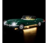 LocoLee LED Light Set Compatible with LEGO 11381 Icons Jaguar E-Type | Lighting Kit Compatible with LEGO Jaguar E-Type, Easy Installation, Flexible LED Strip, Ideal Gift, No Model