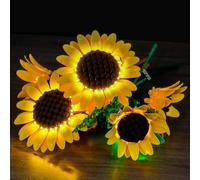 LocoLee LED Light Set Compatible with LEGO 11502 Sunflower Bouquet LED Decoration Lighting Kit Compatible with LEGO 11502 Building Blocks Model Lighting Kit Only, Model Not Included