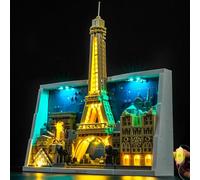 LocoLee LED Light Set Compatible with Lego 21064 Paris - City of Love LED Decoration Lighting Kit Compatible with Lego Architecture 21064 Building Blocks Model, Only Lights Set, No Model