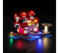 LocoLee Led Light Set Compatible with Lego 21270 The Mooshroom House Led Decoration Lighting Kit Compatible with Lego 21270 Building Blocks Model,Only Lights Set,No Model