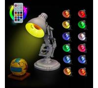 LocoLee Led Light Set Compatible with Lego 21357 Pixar Luxo Jr Colorful Version Decoration Lighting Kit Compatible with Lego Ideas Pixar Luxo Jr Building Blocks Model,Only Lights Set,No Model