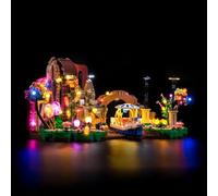 LocoLee Led Light Set Compatible with Lego 21360 Willy Wonka & the Chocolate Factory Led Decoration Lighting Kit Compatible with Lego 21360 Building Blocks Model,Only Lights Set,No Model