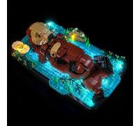 LocoLee LED Light Set Compatible with LEGO 21366 Floating Sea Otters LED Decoration Lighting Kit Compatible with LEGO Ideas 21366 Building Blocks Model Lighting Kit Only, Model Not Included