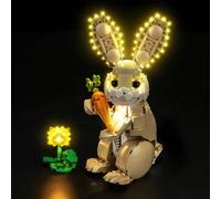 LocoLee Led Light Set Compatible with Lego 31162 Cute Bunny Decoration Led Decoration Lighting Kit Compatible with Lego 31162 Building Blocks Model,Only Lights Set,No Model