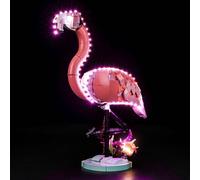LocoLee Led Light Set Compatible with Lego 31170 Wild Animals: Pink Flamingo Led Decoration Lighting Kit Compatible with Lego 31170 Building Blocks Model,Only Lights Set,No Model