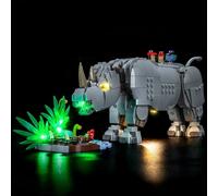 LocoLee Led Light Set Compatible with Lego 31171 Wild Animals: Majestic Rhino with Birds Led Decoration Lighting Kit Compatible with Lego 31171 3-in-1 Building Blocks Model,Only Lights Set,No Model