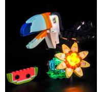 LocoLee Led Light Set Compatible with Lego 31173 Wild Animals: Tropical Toucan Led Decoration Lighting Kit Compatible with Lego 31173 Building Blocks Model,Only Lights Set,No Model