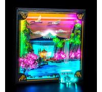 LocoLee LED Light Set Compatible with Lego 31218 Japanese Cherry Blossom Landscape LED Decoration Lighting Kit Compatible with Lego 31218 Art Building Blocks Model, Only Lights Set, No Model