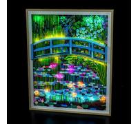 LocoLee Led Light Set Compatible with Lego 31220 Bridge over a Pond of Water Lilies Light Decoration Lighting Kit Compatible with Lego 31220 Building Blocks Model,Only Lights Set,No Model