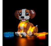 LocoLee Led Light Set Compatible with Lego 31382 Cute Animals: Playful Puppy Dog Led Decoration Lighting Kit Compatible with Lego 31382 Building Blocks Model,Only Lights Set,No Model
