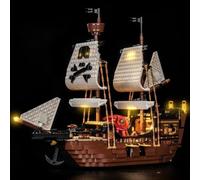 LocoLee LED Light Set Compatible with LEGO 31387 Iconic Pirate Ship | Decoration Lighting Kit Compatible with LEGO Iconic Pirate Ship, Easy Installation, Flexible LED Strip, Ideal Gift, No Model